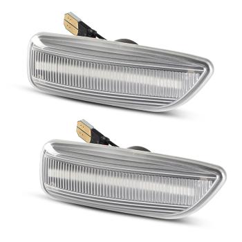 LED SEITENBLINKER für VOLVO S60 | S80 | V70 | XC70 | XC90 | KLARGLAS